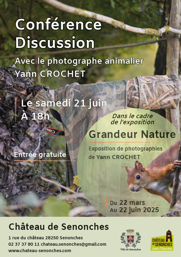 Affiche conférence Yann Crochet 21 juin 18h