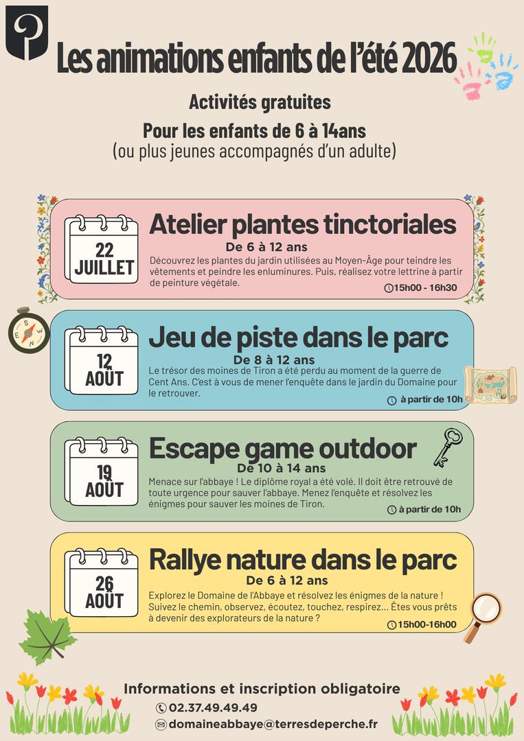 Affiche animation enfant été - 3