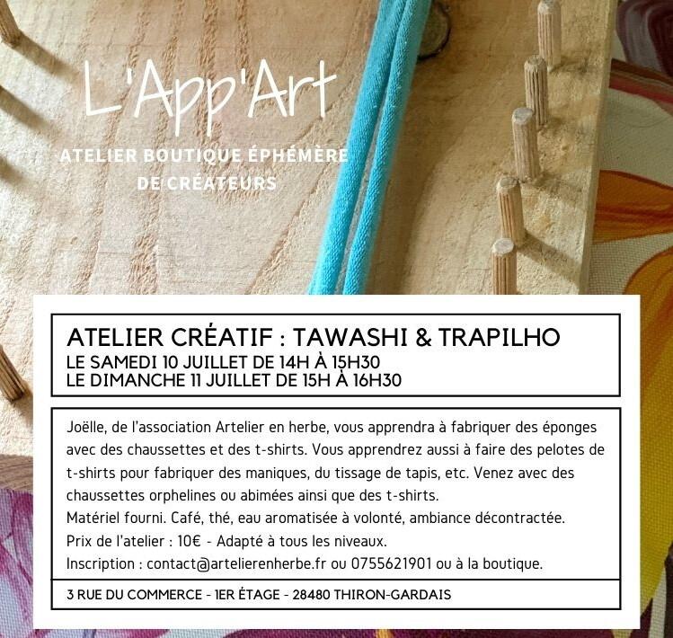 Boutique éphémère Tawashi et trapiho