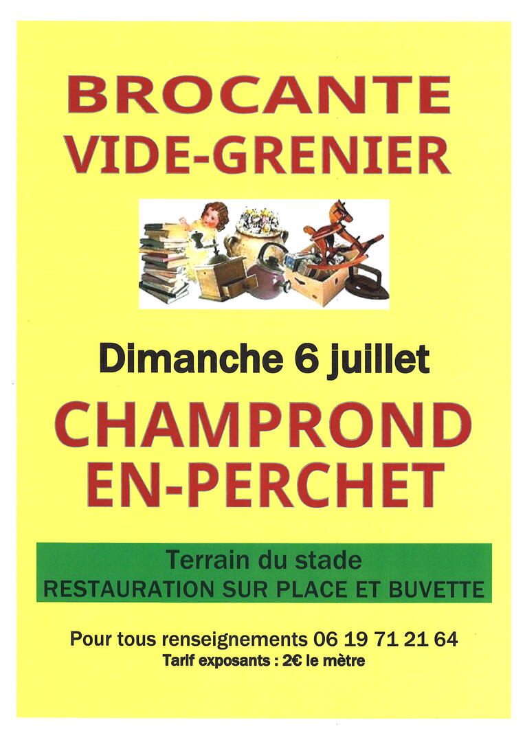 Brocante Champrond en Perchet