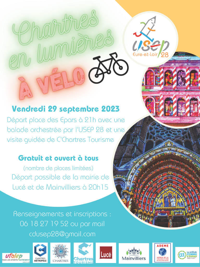 Chartres en lumières à vélo