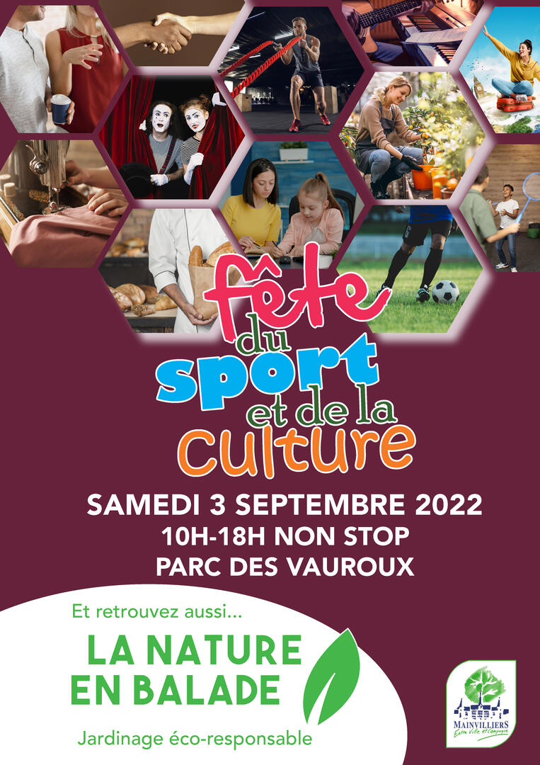Fête du sport et de la culture Nature en balade - affiche A3