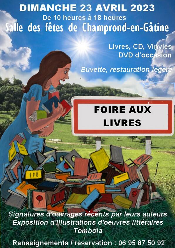 Foire aux livres affiche