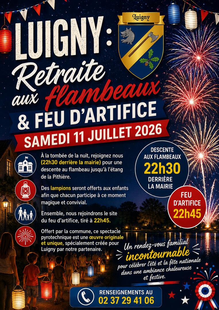 Luigny Feu d'artifice