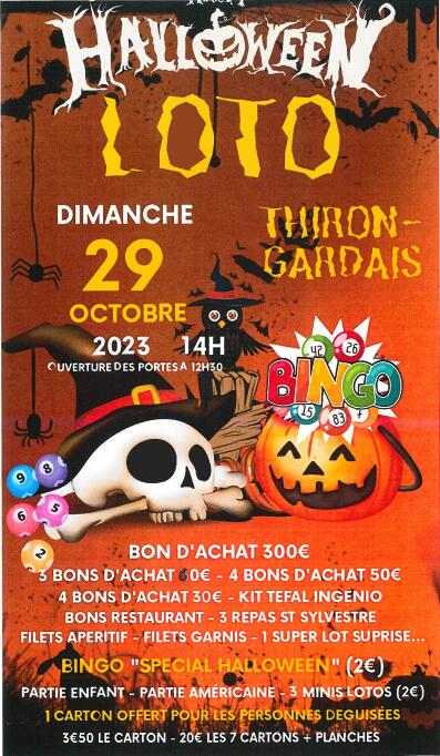 Loto Halloween thiron