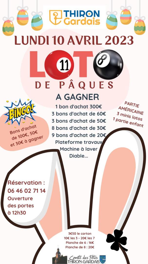Loto de pâque T-G
