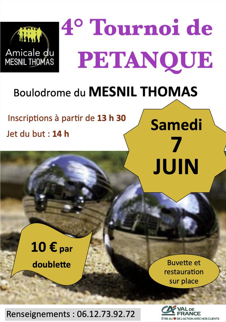 Pétanque 7 juin m