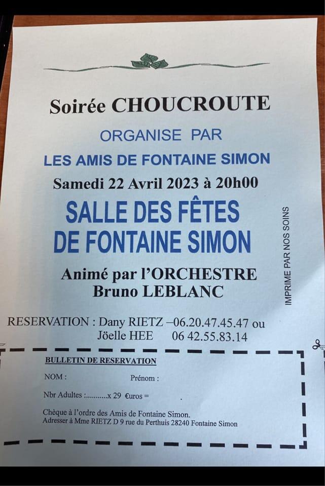 Soirée choucroute