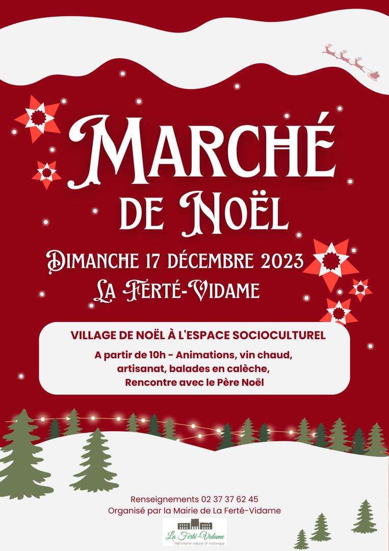 marché de noel la ferté vidame 17 décembre