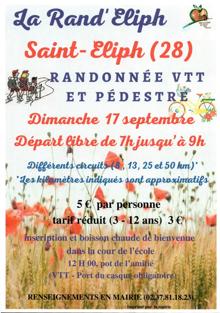 affiche randonnée 2023