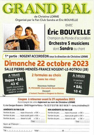 bulletin d'inscription bal + repas