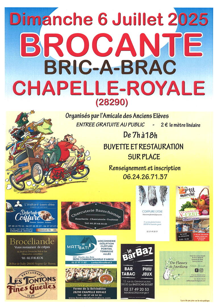 brocante chapelle royale