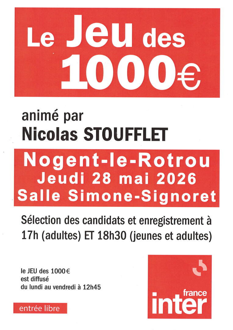 le jeu des milles euros