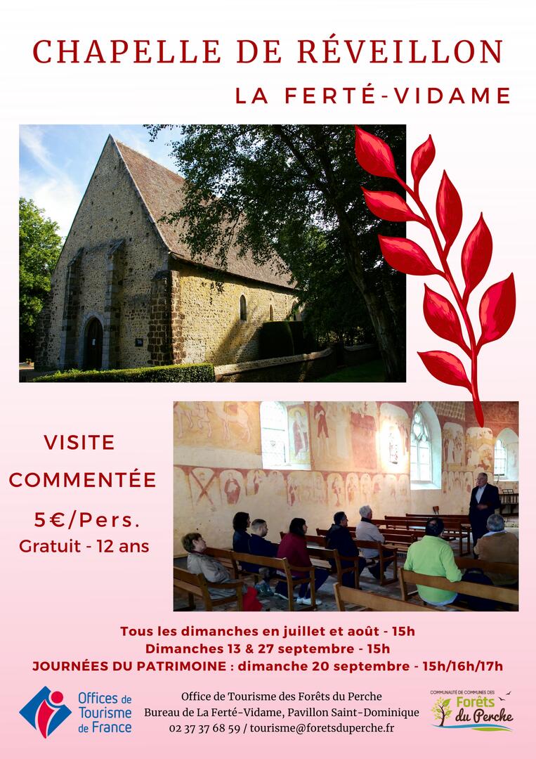 chapelle réveillon affiche 2020
