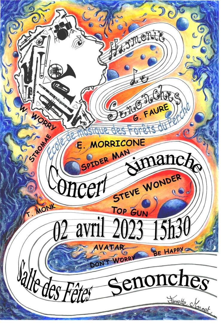 concert 2 avril harmonie de senonches 2 avril 2023