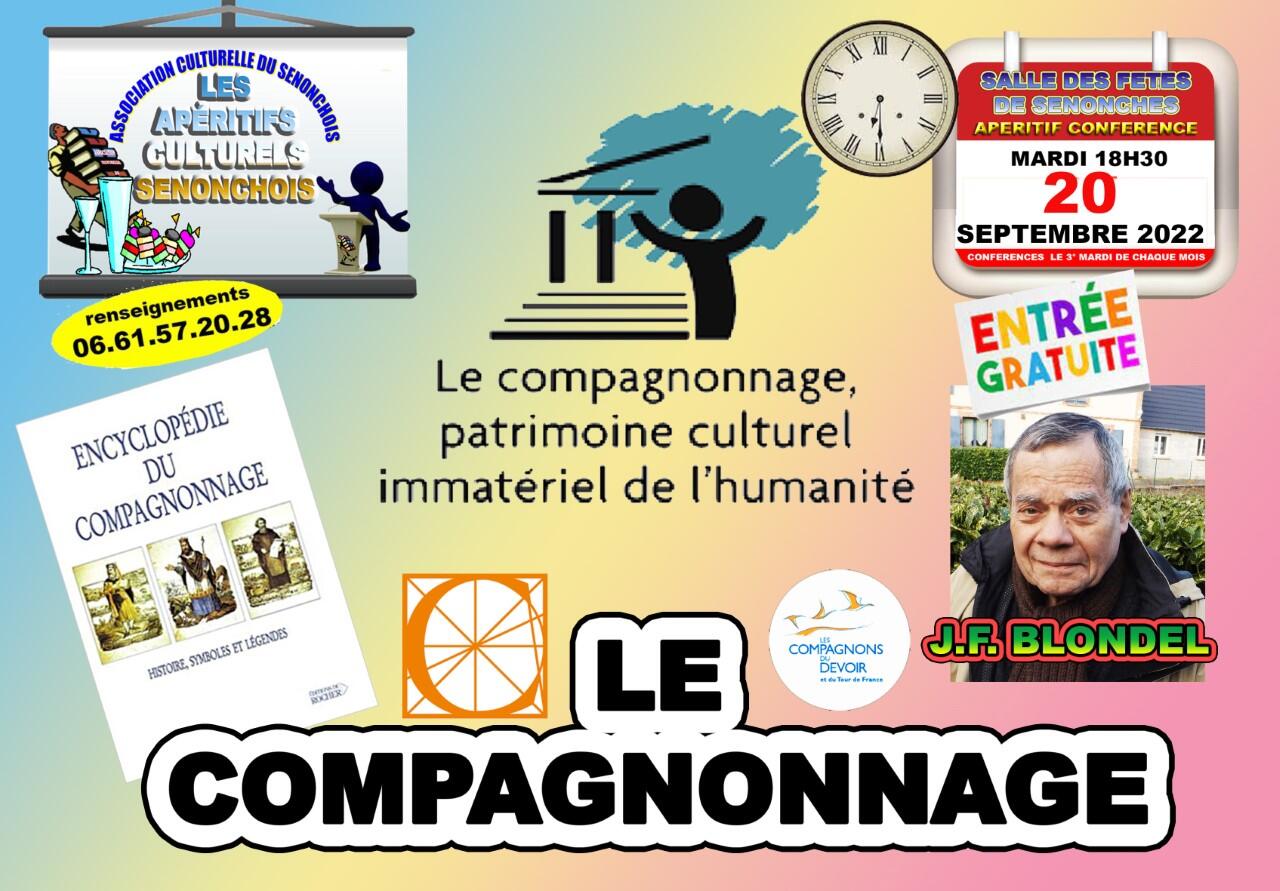 conférence 20 septembre le compagnonnage