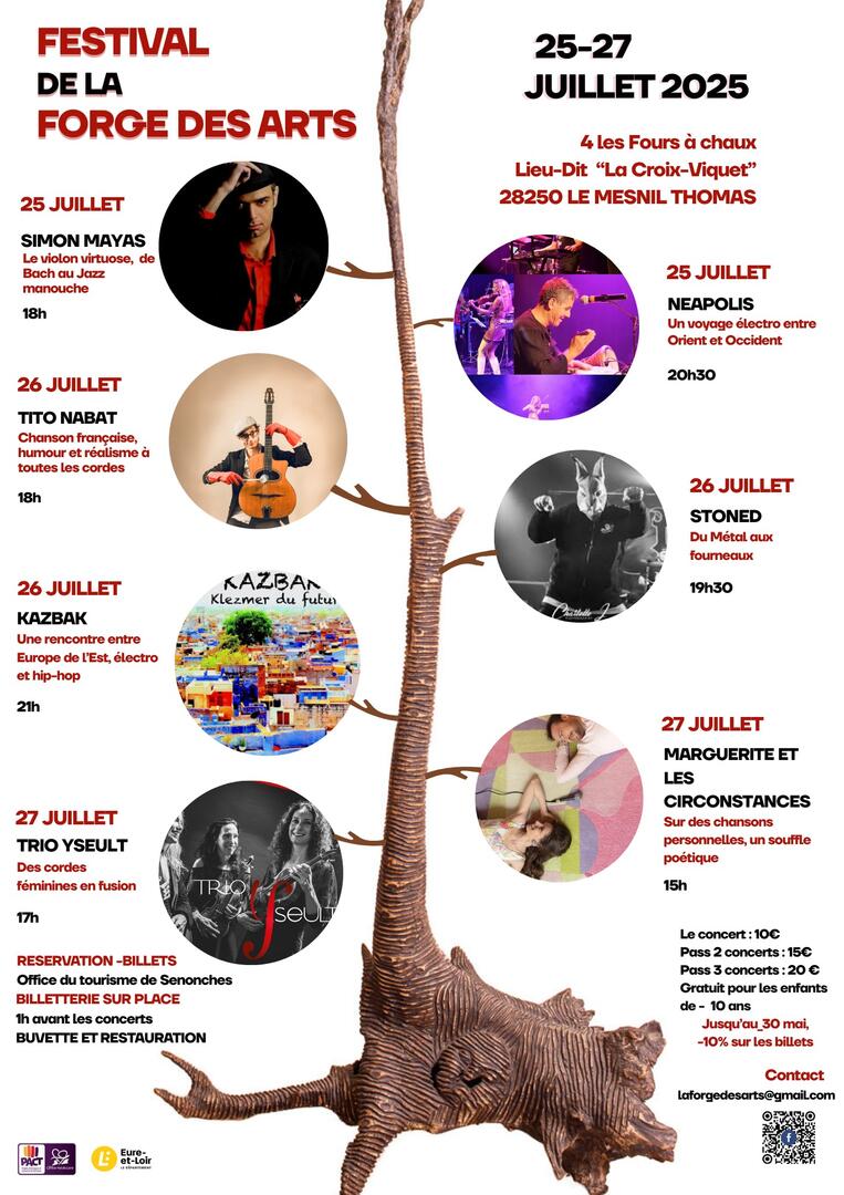 festival forge des arts 25 au 27 juillet