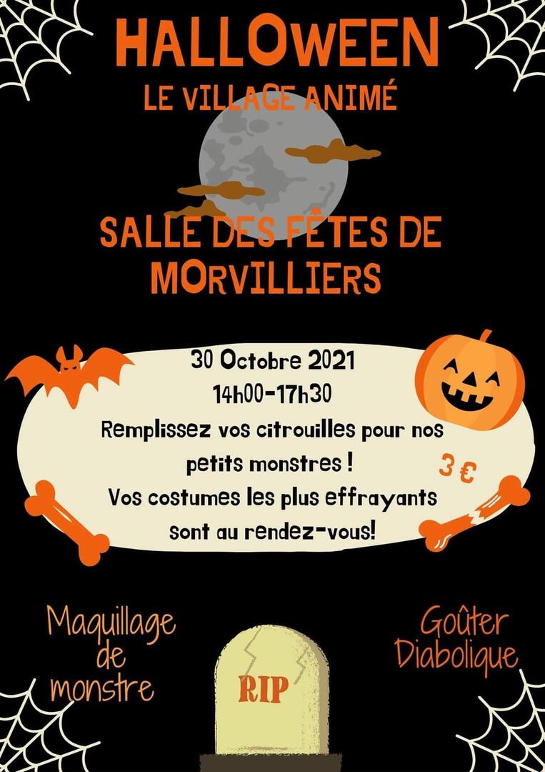 halloween 30 octobre morvilliers