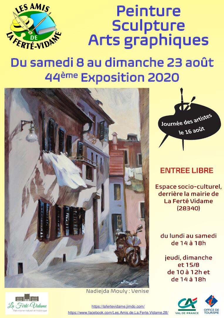 peinture sculpture la ferté du 8 au 23 août