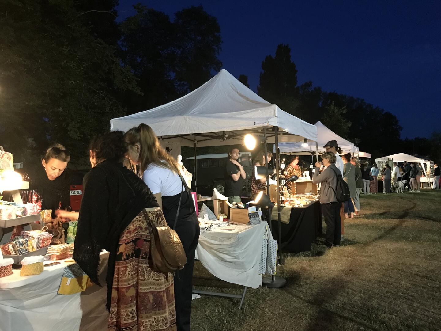 photo marché nocturne