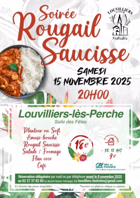rougail saucisses louvilliers les perche 15 novembre