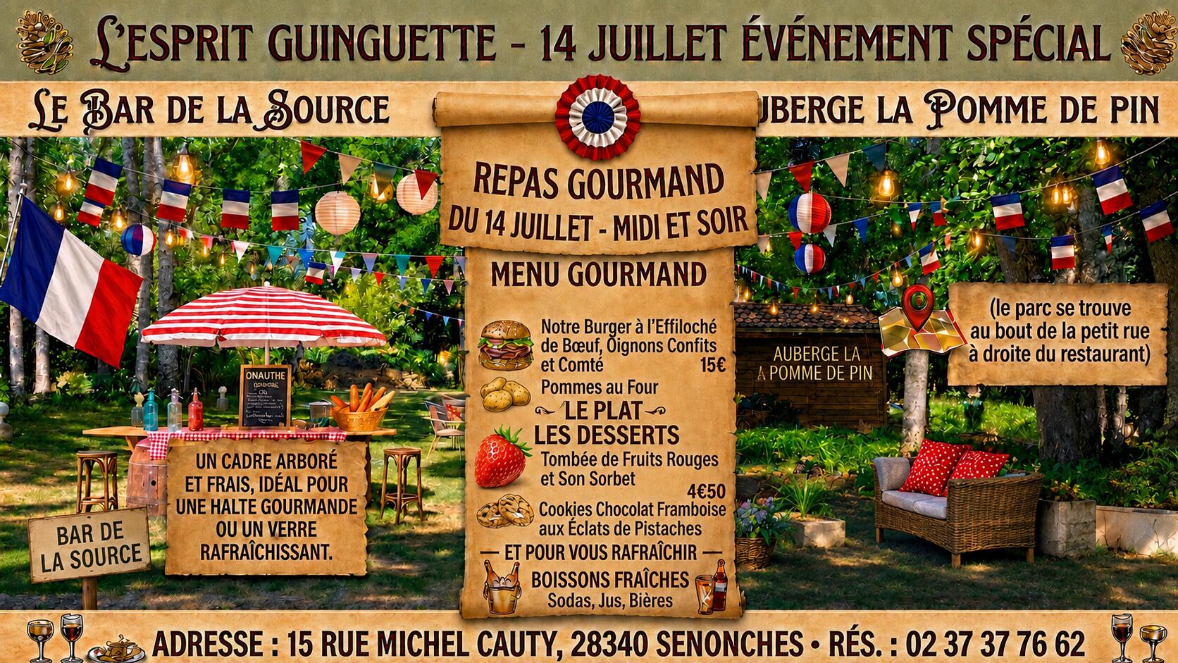 14 juillet Repas - Senonches