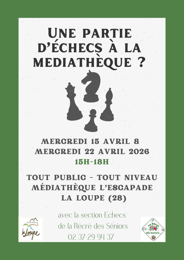 Une partie d’echecs à la mediathèque ? - 1