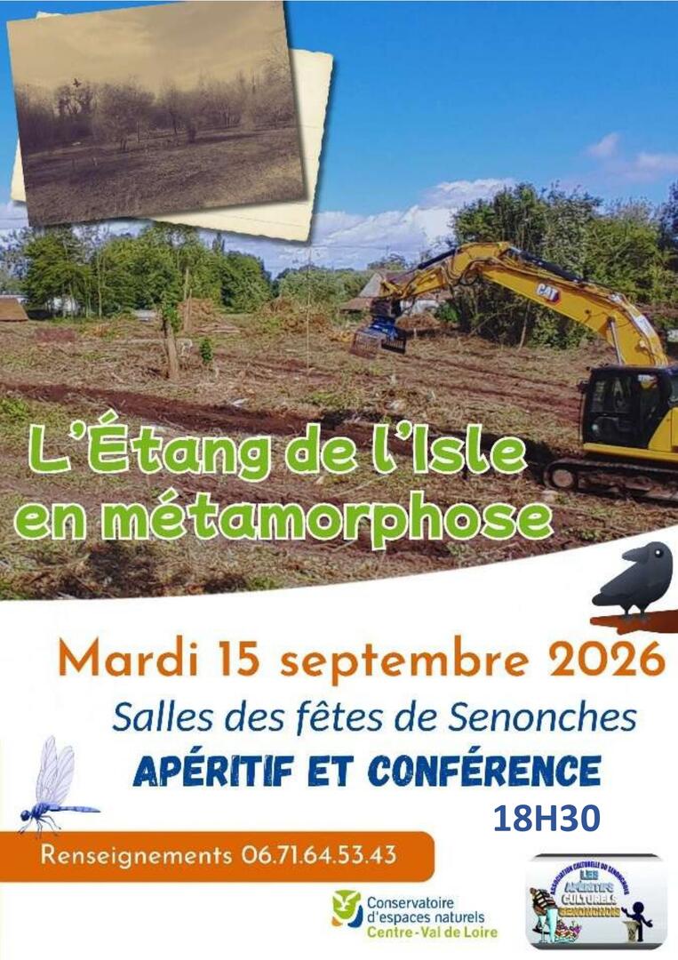 15 septembre Conférence  Senonches