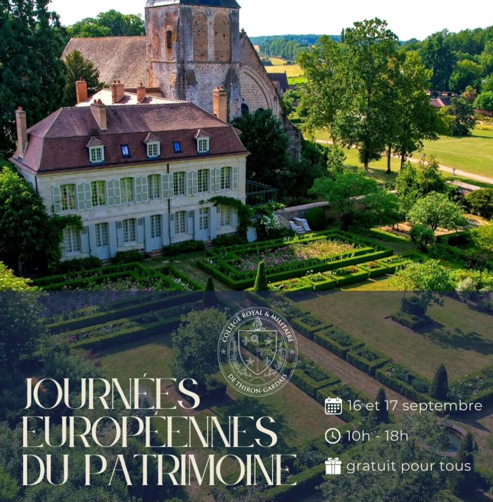 16.09.25 journées européennes du patrimoine collège royal thiron gardais