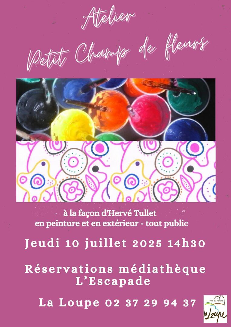 Atelier Champ de fleurs - 1