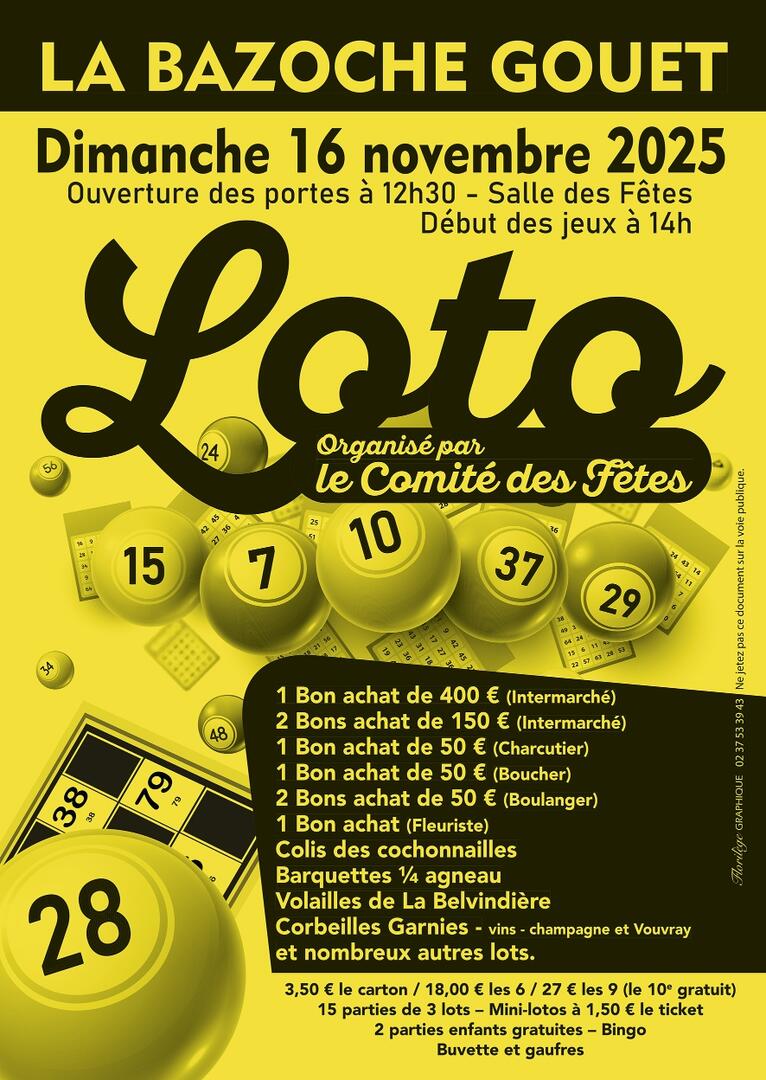 11-16 loto la bazoche