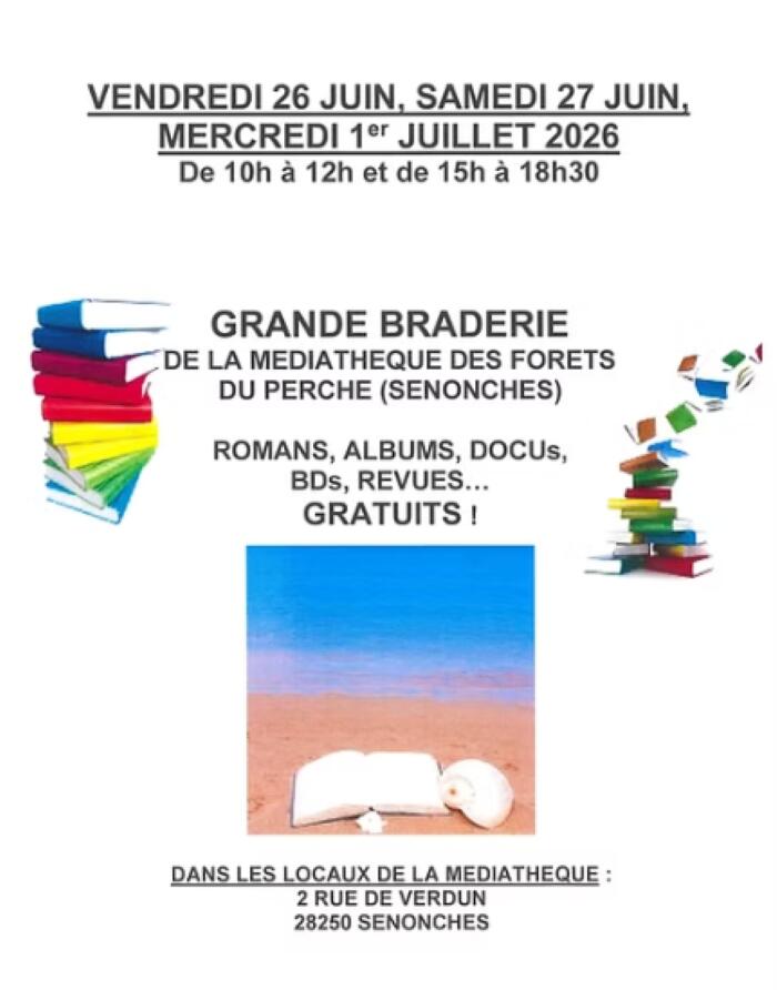 12 - du 26 juin au 1er juillet - Braderie Médiathèque de Senonches