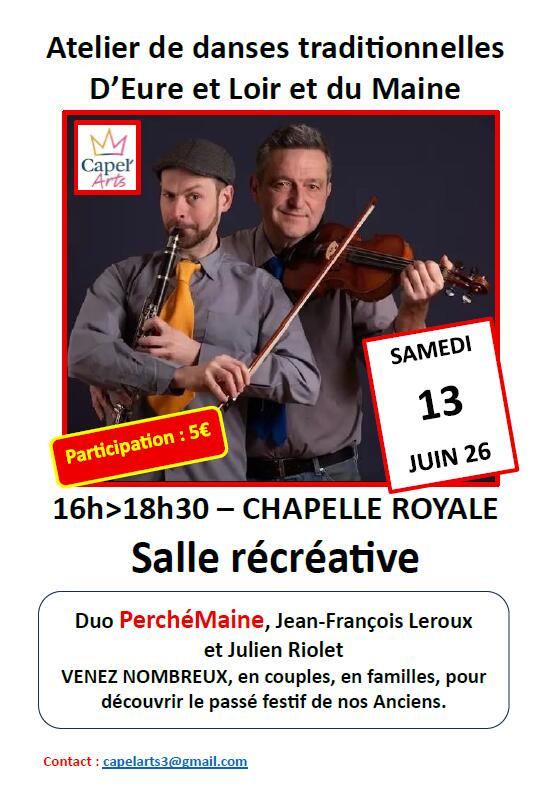 Atelier danses tradi Chapelle Royale