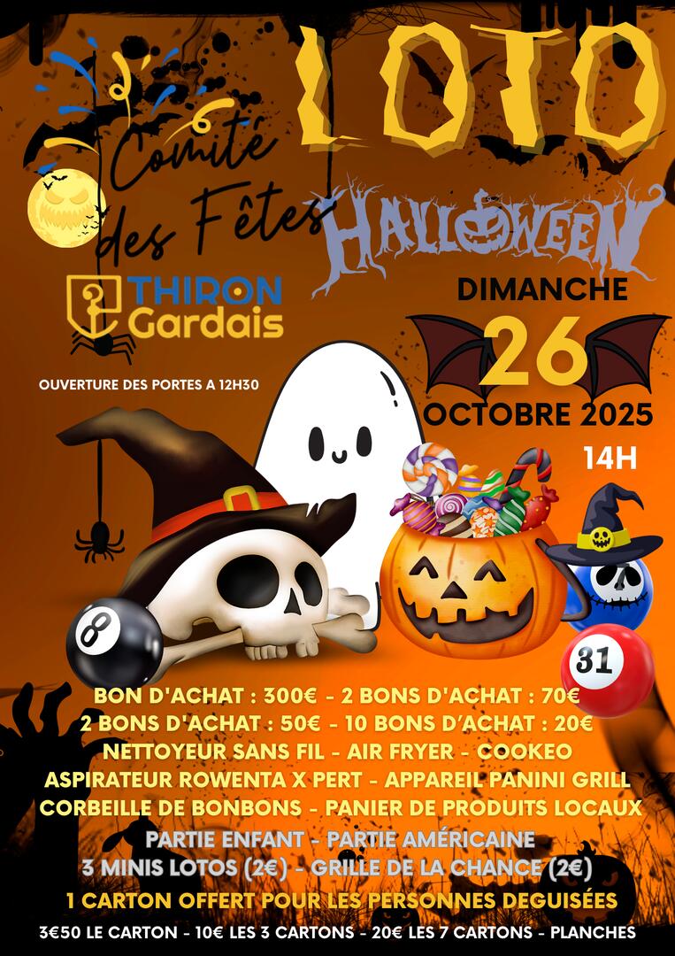 AFFCIHE LOTO HALLOWEEN - 1