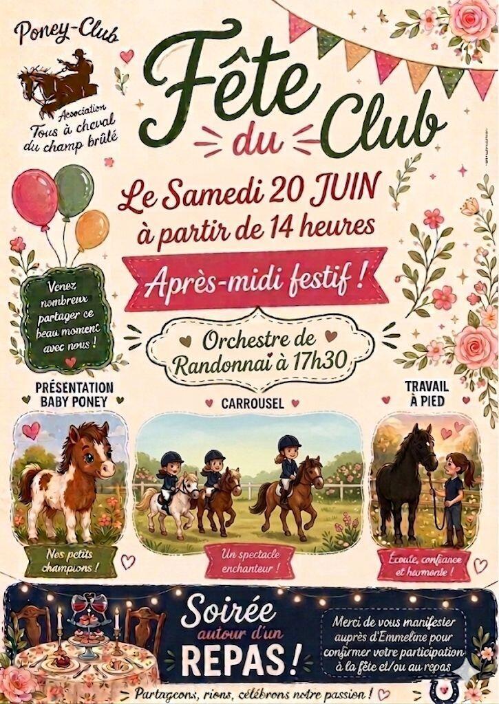 20 juin - Fête du Poney Club du Champ Brulé - Lamblore