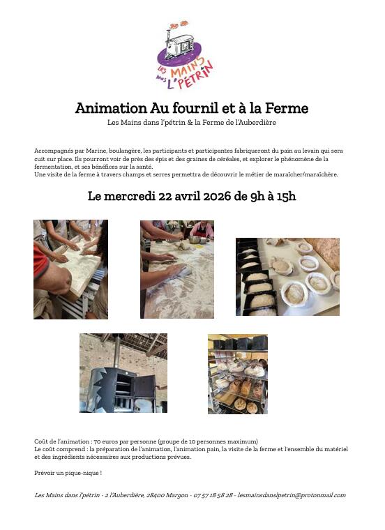 Atelier les mains dans l'pétrin