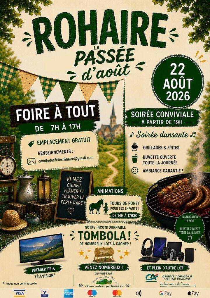 22 aout - Foire à tout Rohaire