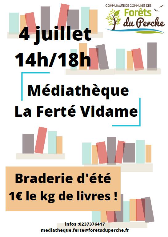 4 juillet - Braderie Médiathèque - LFV