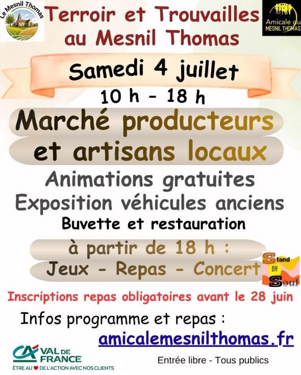 4 juillet - Fete village - Mesnil-Thomas