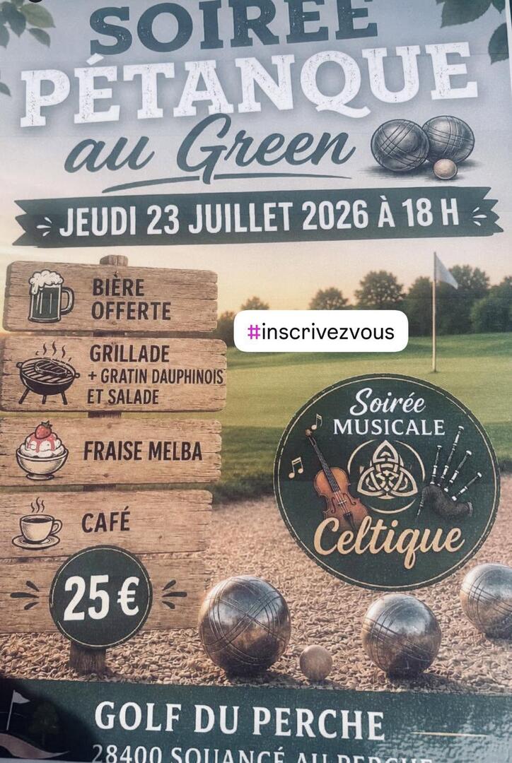 Pétanque eu golf du Perche