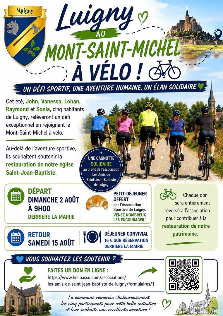 Luigny au Mont Saint-Michel à vélo