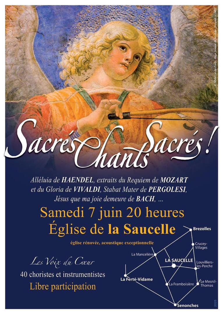 7 juin 2025_La Saucele_affiche concert Voix du Coeur