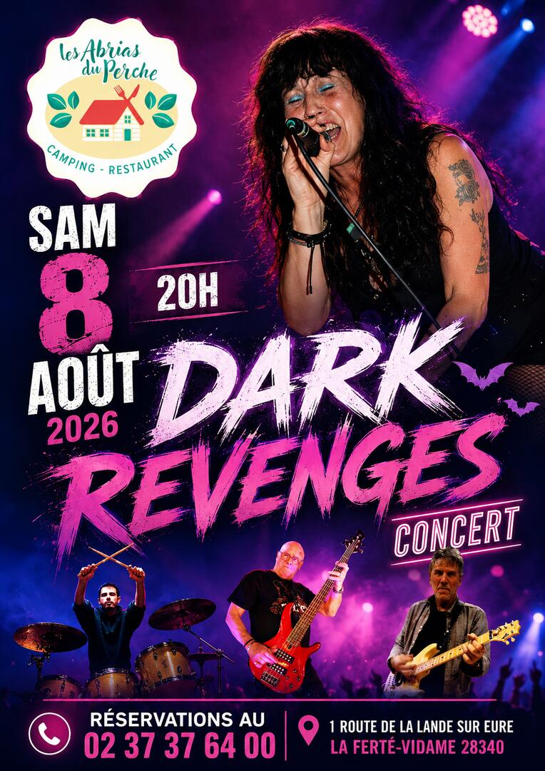 8 aout - Concert rock -  Abrias du Perche LFV