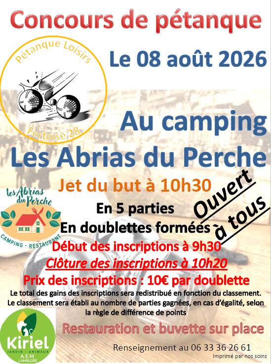 8 aout - Pétanque - LFV