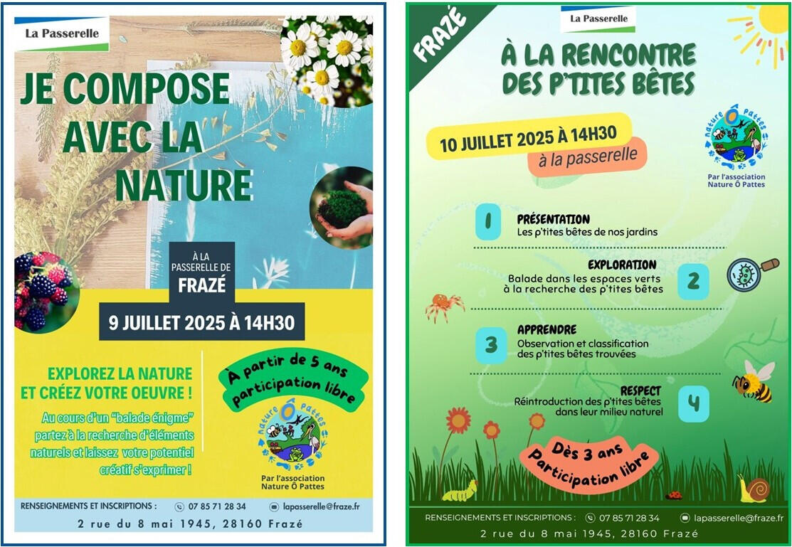 9 et 10 juillet Frazé - Ateliers Nature à la Passerelle-1749126836