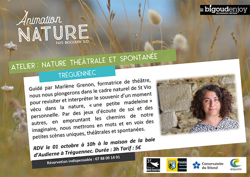 Atelier art et nature - Nature théâtrale et spontanée - Tréguennec - Pays Bigouden
