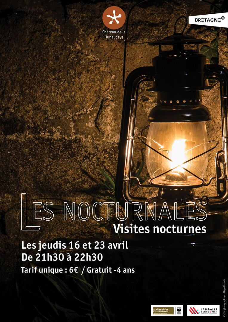 AFFICHE visites nocturnes Pâques