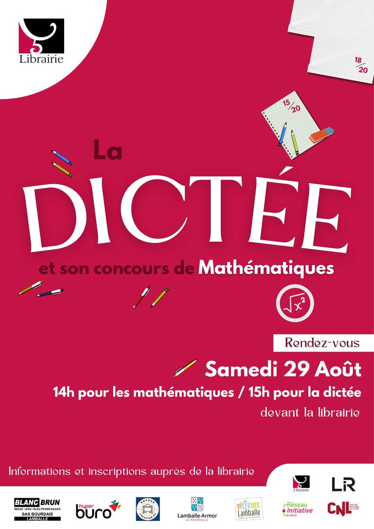 Affiche Dictée 2026