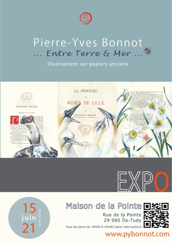 Expo Pierre Yves Bonnot - Ile-Tudy - Pays Bigouden - bigoudenjoy