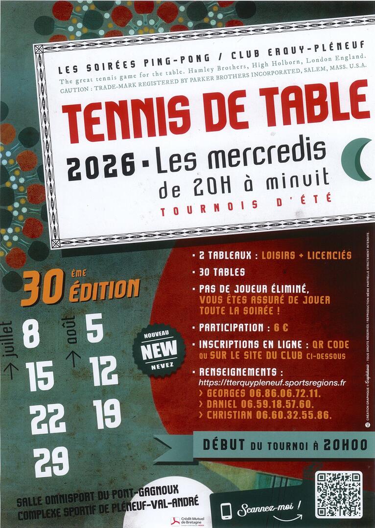 Affiche_Tennis de Table